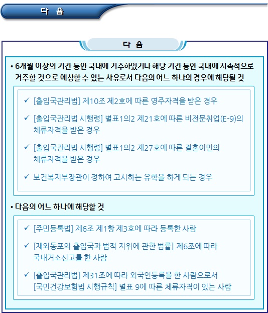 외국인유학생 건강보험 가입 - 파트1 외국인유학생 건강보험 가입 - 파트1