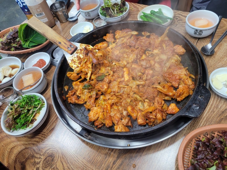 포항 장성동 닭갈비  5.5 아라쭈꾸미 그집