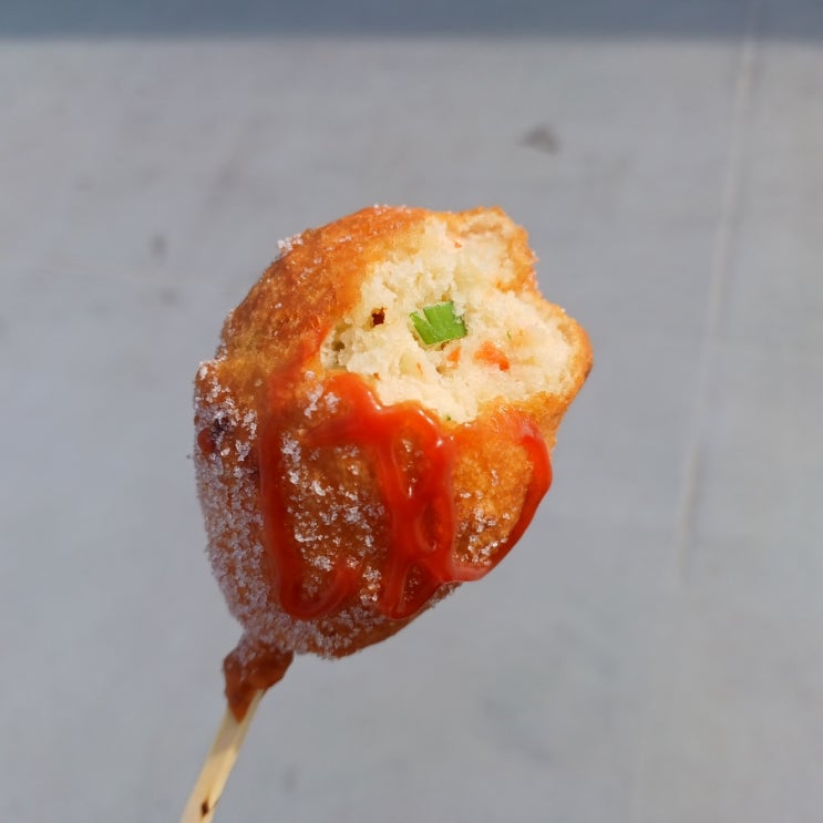  그때 그 시절, 오천시장 야채핫도그 맛나다(내돈내산)