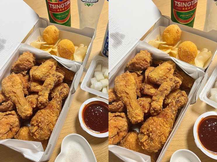  전주 서신동 치킨 '바른치킨' 현미바사삭 먹어봄