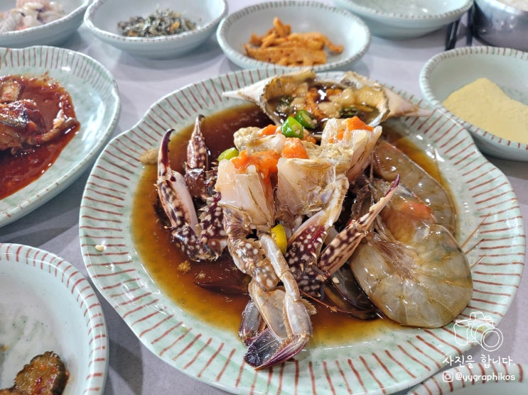  [충남 태안군 안면읍] 안면도 게장, 게국지 맛집, 밥집 - 딴뚝통나무집식당