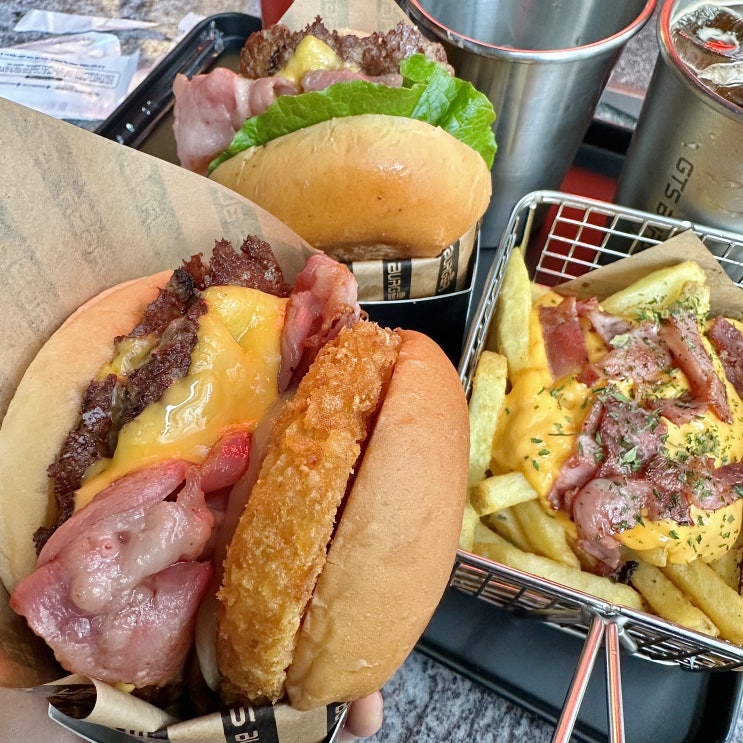  송도 수제버거 gts버거 타임스페이스 햄버거