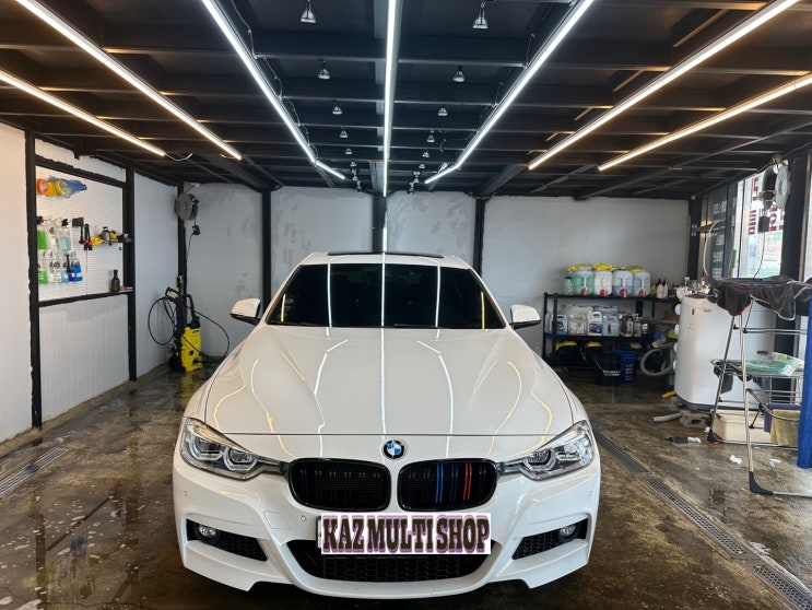  BMW 320d 프리미엄세차 해운대세차 쾌적하게 타세요!