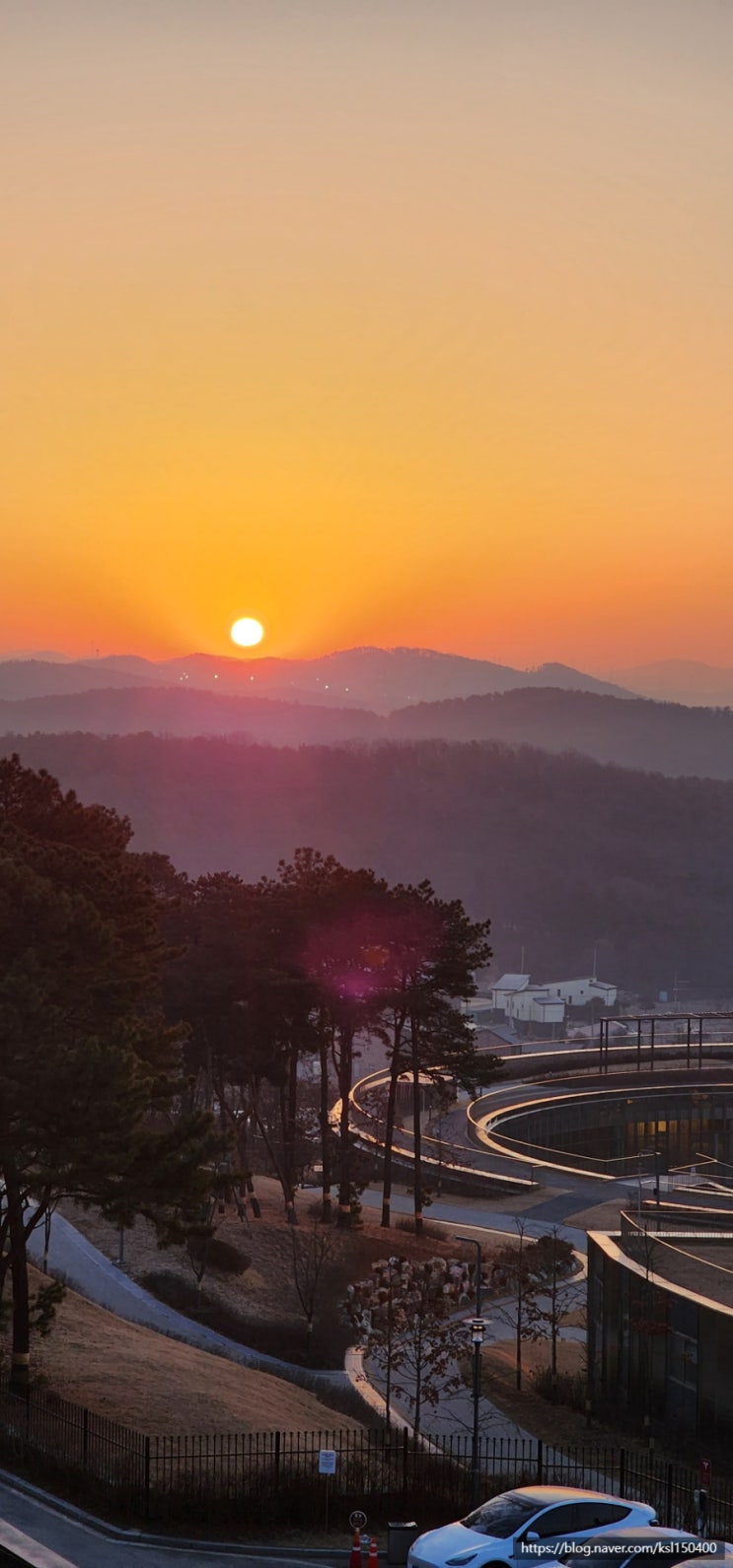 환화리조트에서 일출 환화리조트에서 일출