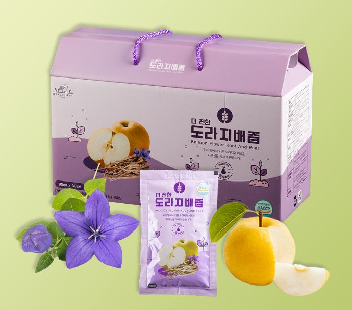  요즘같이 건조한 날씨에 봄철 건강을 책임지는 도라지배즙