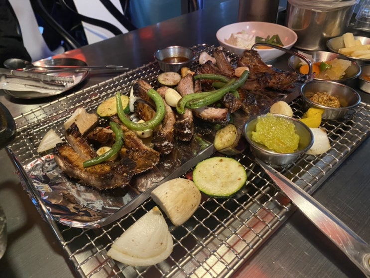  [맛집리뷰] 저녁 약속으로 강추하는 '함지박등갈비'/ 치즈 등갈비&쪽갈비가 환상의 조합이라구