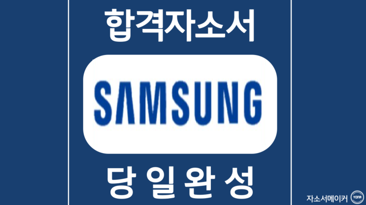  삼성전자 DX부문 자기소개서 쓰는 법 및 합격 자소서 첨삭 가격 안내 2023