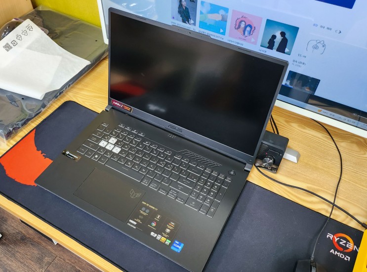 17인치 작업 및 게이밍 노트북 FX707ZE-HX028 최신 고사양 업무용 노트북 판매 시흥노트북