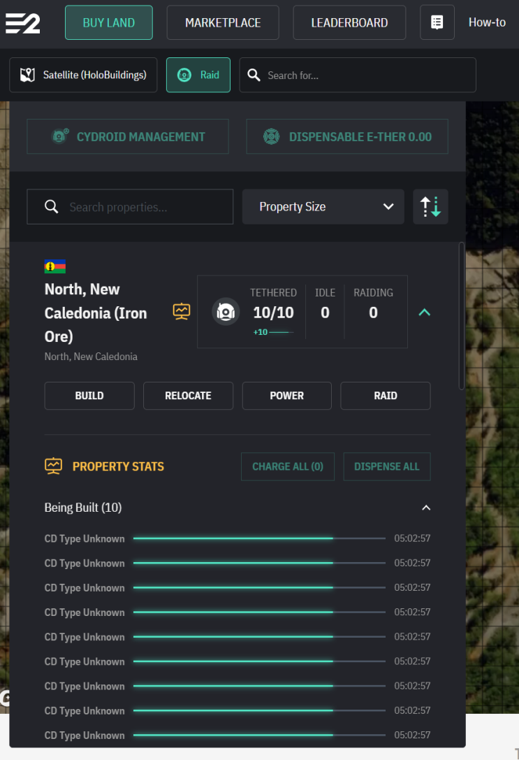  [재테크] 가상부동산 어스2 - Cydroid Rarities and Property Trading Protocols