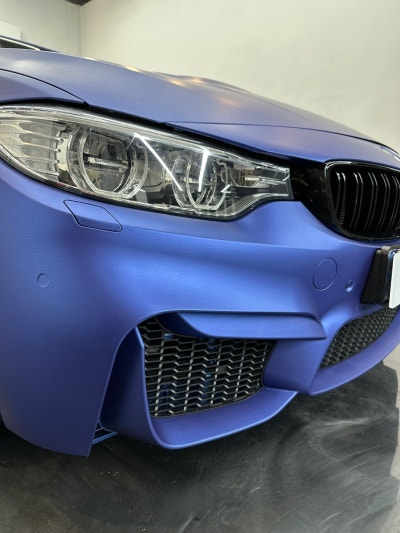 인천 계양구 / 전체 랩핑 / 에이버리 매트 메탈릭 블루 / BMW / 4시리즈
