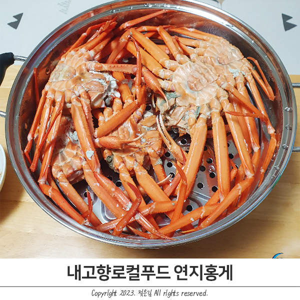 내고향로컬푸드 구룡포 연지 자숙홍게 찌는 법 내고향로컬푸드 구룡포 연지 자숙홍게 찌는 법