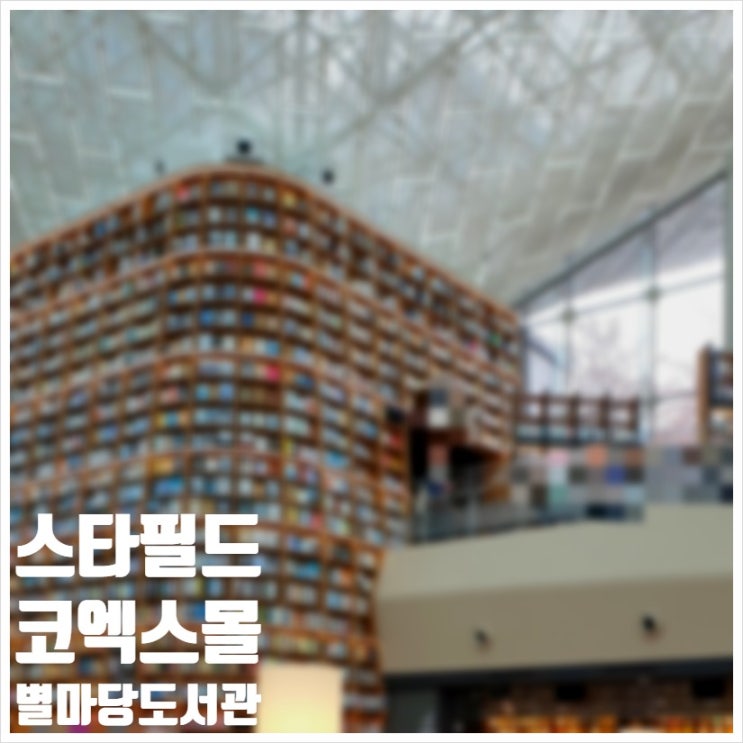  스타필드 코엑스몰 별마당 도서관 영풍문고 책구경