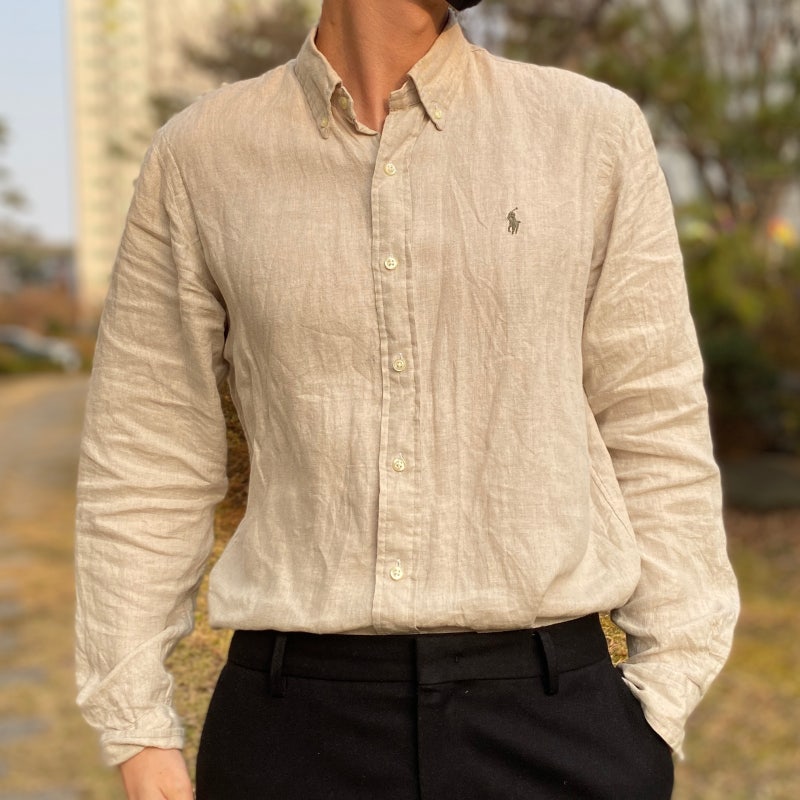 남자 댄디룩 출근룩 폴로 랄프로렌 린넨 셔츠 코디 : 네이버 블로그