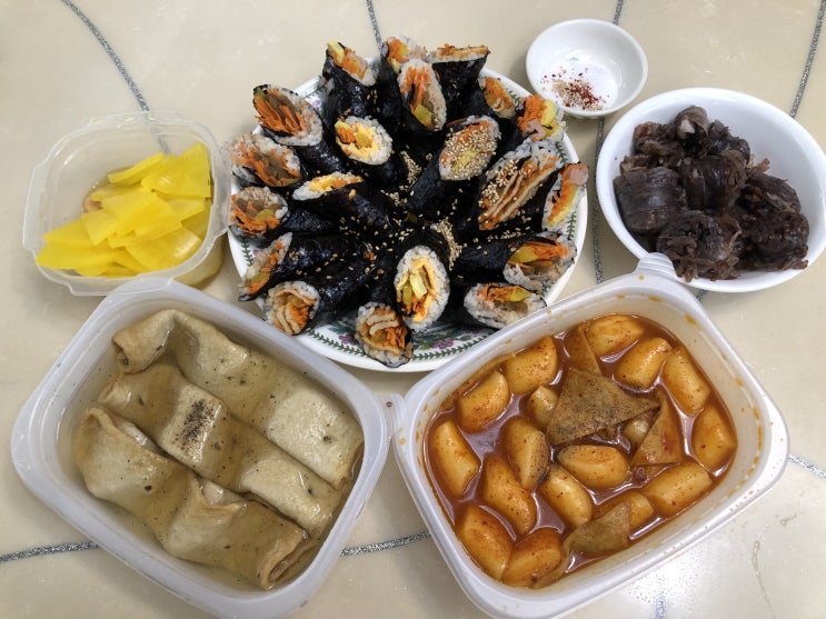  송도김밥 순희네 꼬마김밥 센트럴파크점 맛집 킹정