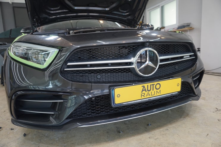  제주 벤츠 cls53 AMG 세로그릴 교체 작업