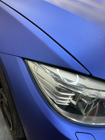 인천 계양구 / 전체 랩핑 / 에이버리 매트 메탈릭 블루 / BMW / 4시리즈