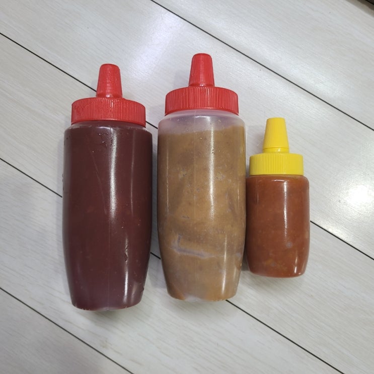 다이소 꿀통 활용 장류 넣기!