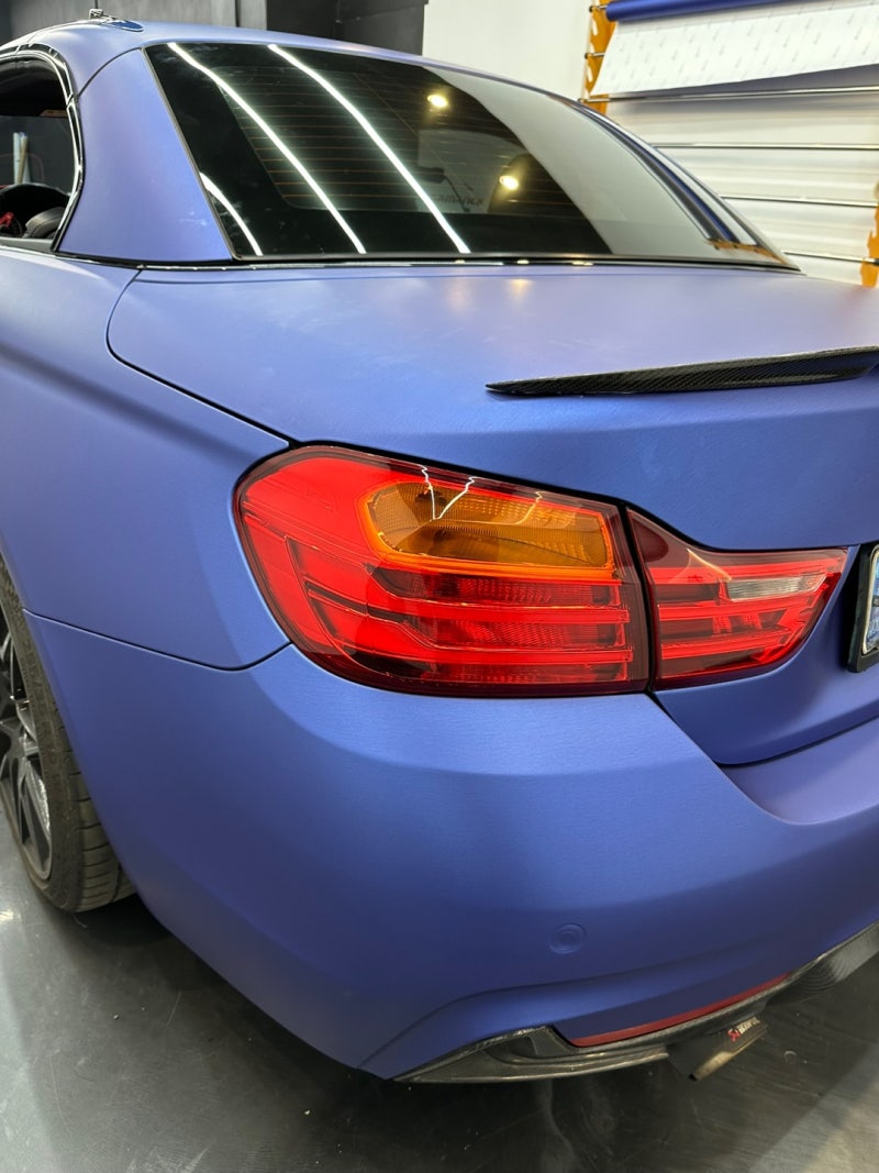 인천 계양구 / 전체 랩핑 / 에이버리 매트 메탈릭 블루 / BMW / 4시리즈