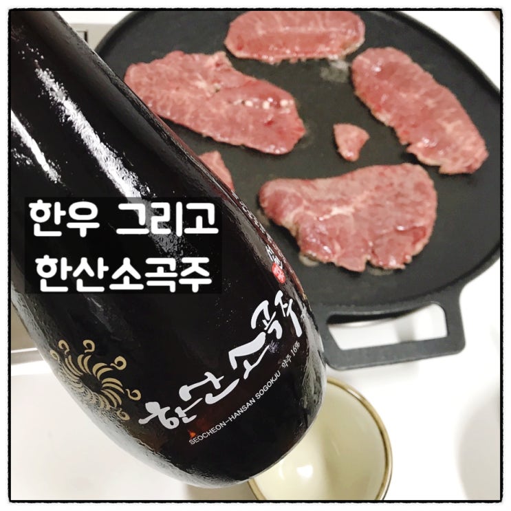  한우 그리고 한산소곡주 좋은 안주와 맛있는술 강산주조 소곡주 후기