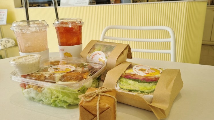  대구테크노폴리스카페 샌드위치맛집 샌드위듀 현풍카페 샐러드맛집