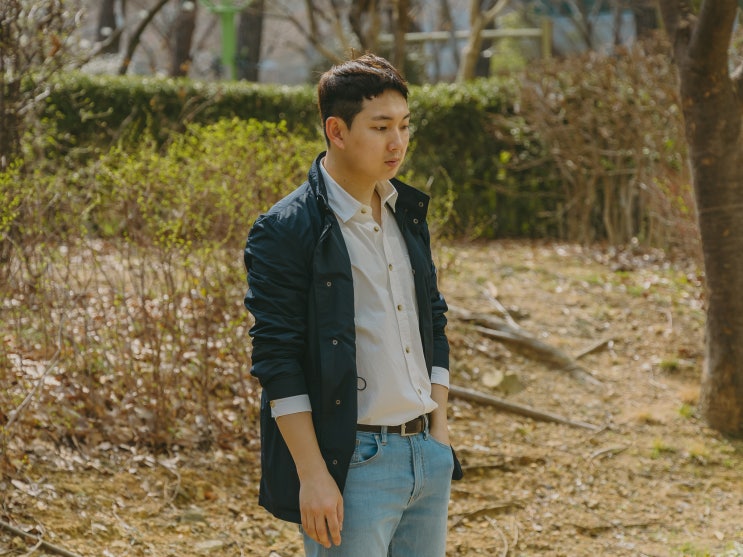  아쿠아스큐텀 아노락 점퍼, 영국 무드 남자 봄옷 패션 (자켓 코디 추천)