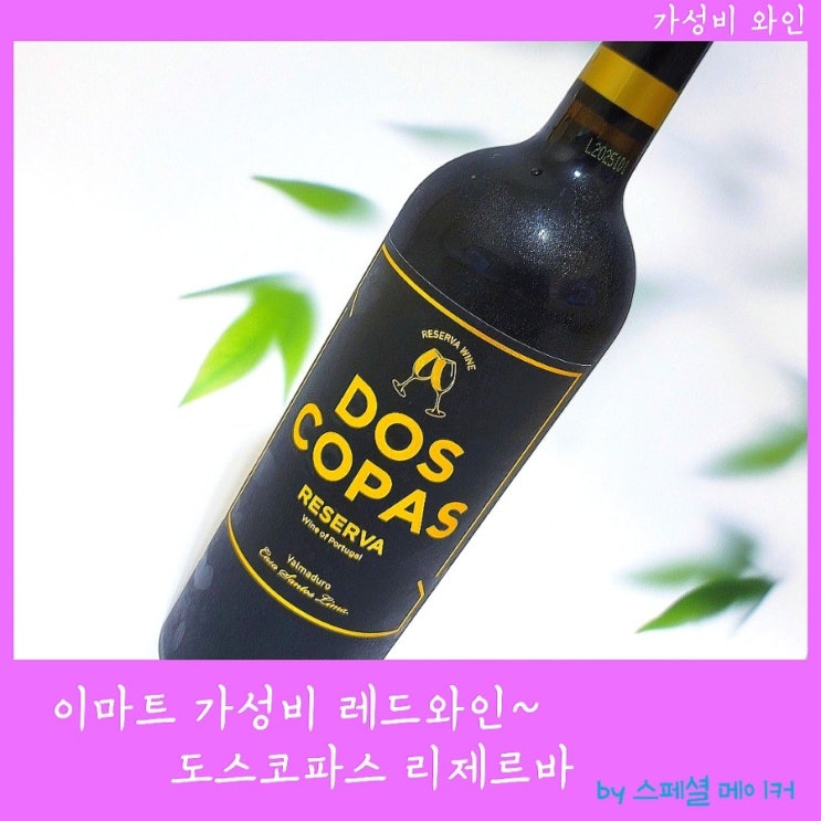바디감 좋은 이마트와인 도스코파스리제르바, 8900원 찐 가성비와인