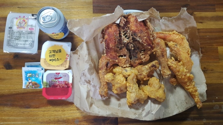  가락 치킨맛집: 오금 용천통닭 내돈내산 배달 후기