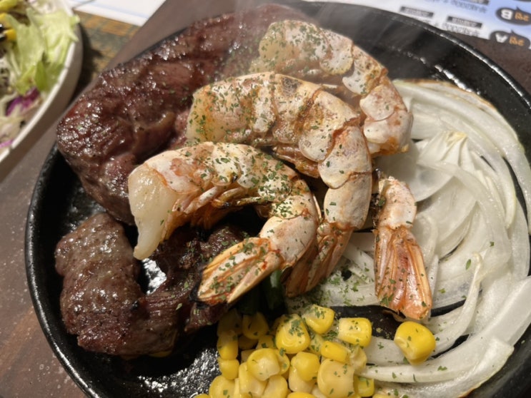  [관평동 양식] 스테이크 가격 실화인가요 스테이크도 맛나지만 새우구이 JMT 훗 스테이크 하우스 방문 후기