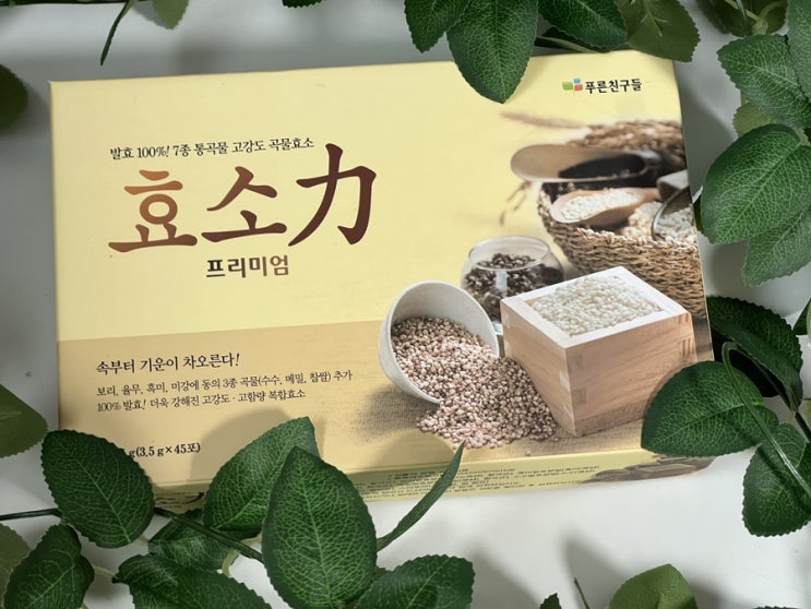  푸른 친구들 “효소력 프리미엄” 소화 효소
