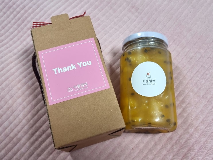  답례품 단체선물 추천 / 대구 신천동 카페 수제청 과일청 맛집 '이룰열매' (feat. 파인애플패션후르츠청)