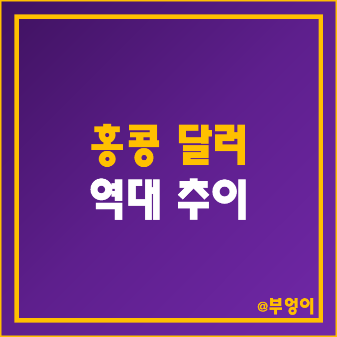 역대 홍콩 달러 환율 추이 : 연도별 평균 및 상승률 등락률, HKD 최고, 최저 기록 역대 홍콩 달러 환율 추이 : 연도별 평균 및 상승률 등락률, HKD 최고, 최저 기록