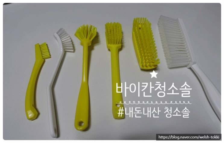  [내돈내산] 바이칸 청소솔 6종 사용 후기 #3개월 사용 후기