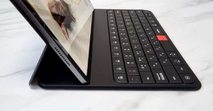  아이패드+키보드+마우스+거치대가 하나로! 모키보 퓨전키보드 폴리오 for iPad Pro 12.9" 리뷰 (Feat. 와디즈)