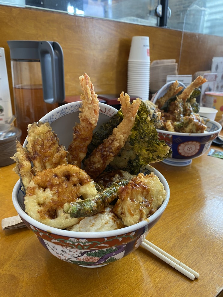  월명동 점심 추천. 군산 요쿠야마치 텐동 존맛