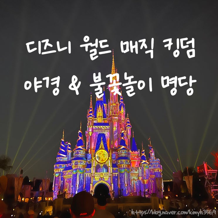  불꽃놀이는 디즈니 월드에서! 명당 추천, 메인스트리트 야경 후기