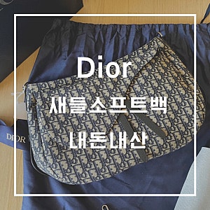 [Dior] 디올 크로스백, 디올남성가방 새들 소프트백, 디올뮤즈 블랙핑크 지수가방, 남여공용