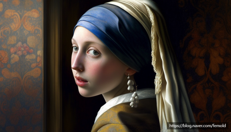  챗GPT 그림소설 : 요하네스 페르메이르 "진주 귀걸이를 한 소녀"(The Girl with a Pearl Earring) 그림소설