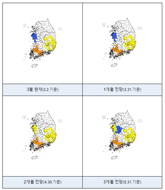 봄철 가뭄대책 강화, 정부 총력대응 봄철 가뭄대책 강화, 정부 총력대응