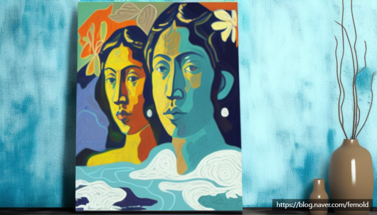 챗GPT 그림소설 : 폴 고갱(Paul Gauguin)작품 그림소설 "타히티의 여인들: 아름다움과 신비의 여정"