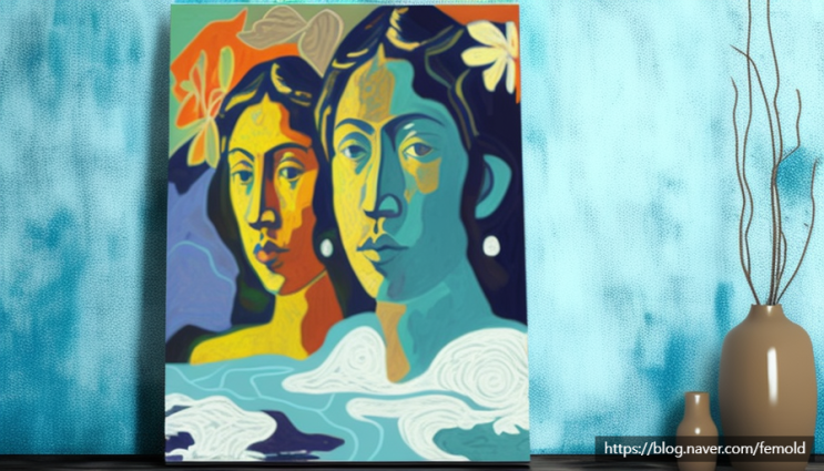  챗GPT 그림소설 : 폴 고갱(Paul Gauguin)작품 그림소설 "타히티의 여인들: 아름다움과 신비의 여정"