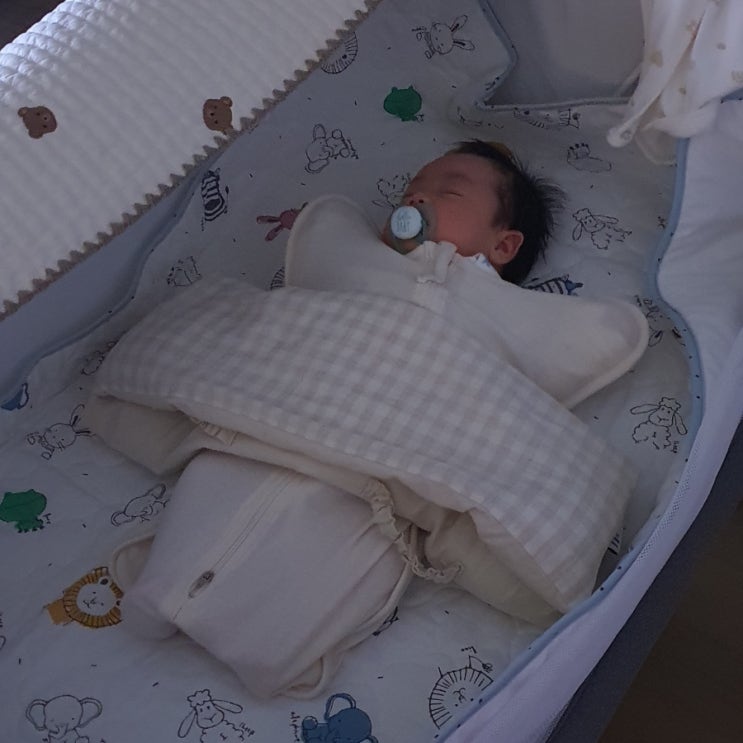 울애기 꿀잠을 위한 모로반사 방지 좁쌀이불 머미쿨쿨 사용후기