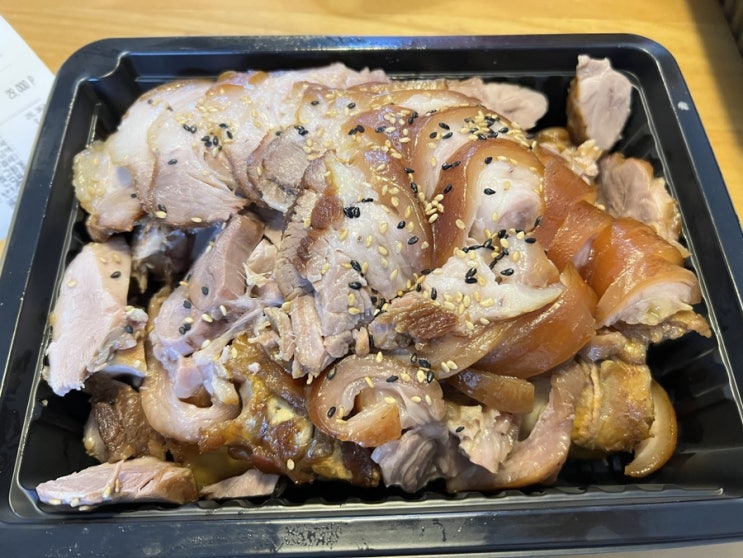  칠암동 족발깡패 족발 포장후기