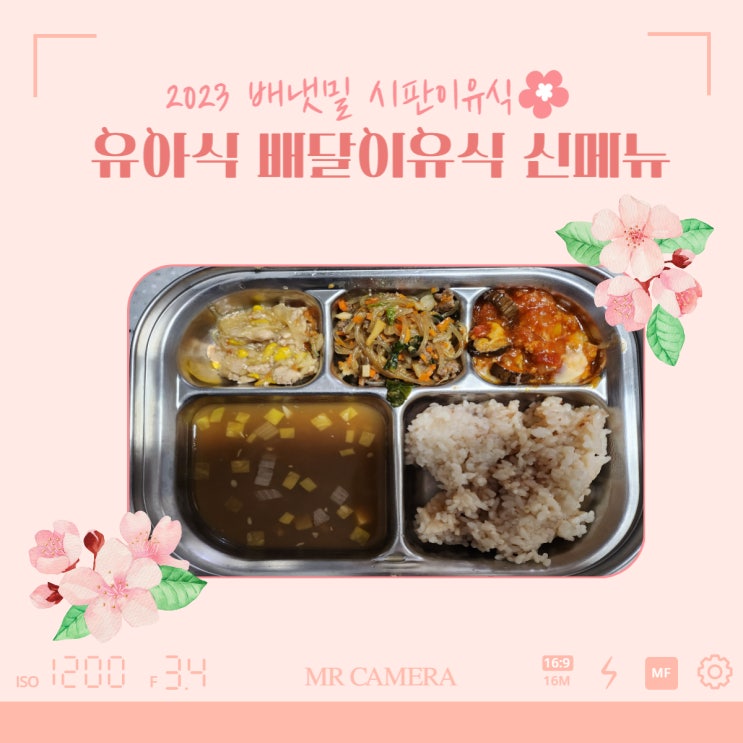  14개월 미소의 배냇밀 유아식 배달 시판 이유식