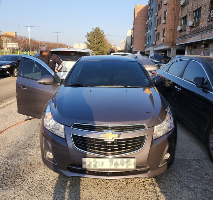  수원 화성 진안동 크루즈 에어컨 잡음제거 에바크리닝