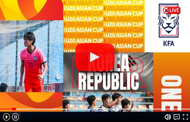 방송 <b>U-20 아시안컵 8강</b>... U20 아시안 컵 오늘 축구 중계... 