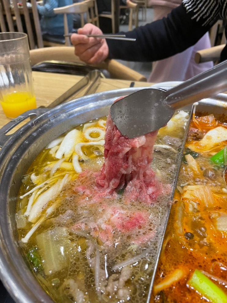  만촌동맛집 샤브샤브 고기류 무한리필 '샤브 20만촌점'