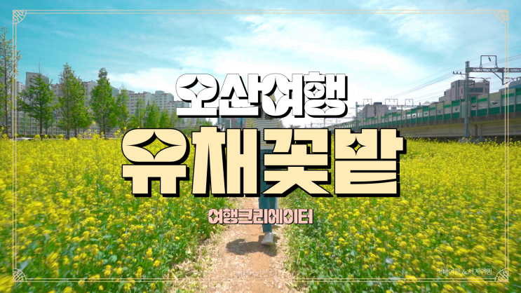  경기도 오산여행 유채꽃밭, 가족 연인 친구끼리 떠나는 주말여행, 드라이브 봄꽃축제, 봄나들이 관광지, 꽃구경하기 좋은 여행지추천,핫플 뷰맛집