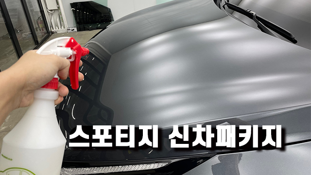  팀보가 스포티지 신차패키지 버텍스 썬팅900+700 조합