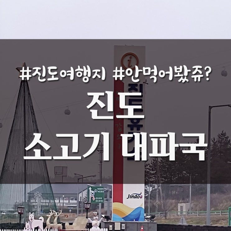  진도 여행 시작에 먹어봐야 하는 진도 휴게소의 진도 소고기 대파국 _ 내돈내산 솔직후기
