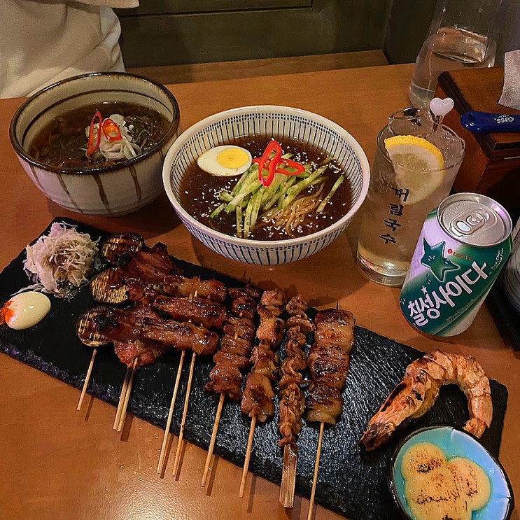  서면 맛집 -  분위기 좋은 이자카야 (국수,국밥, 꼬지 맛집️)
